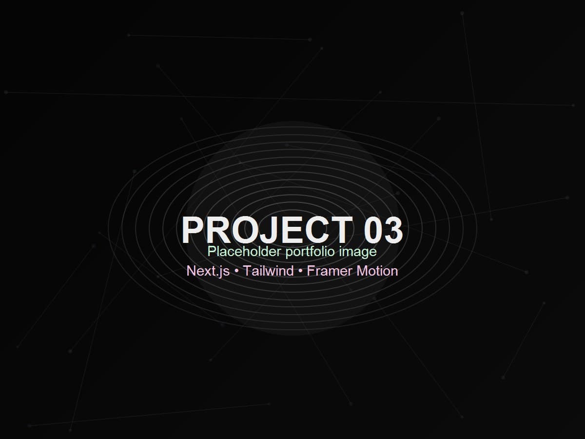 [Placeholder] Project Three